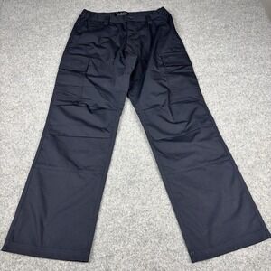 LAPG Core Cargo Pants Mens 32x32 Black Tactical Ripstop Utility‎ Work BDU EUC